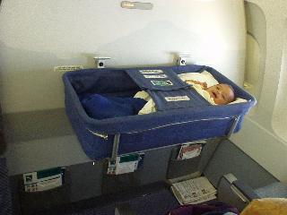 bulkhead seat with bassinet